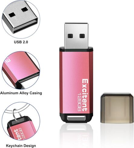 محرك فلاش USB سعة 32 جيجابايت، محرك أقراص USB سعة 32 جيجابايت مع مؤشر LED، ذاكرة USB سعة تخزين خارجية 32 جيجابايت للكمبيوتر الشخصي (قطعة واحدة، أسود) in Kuwait