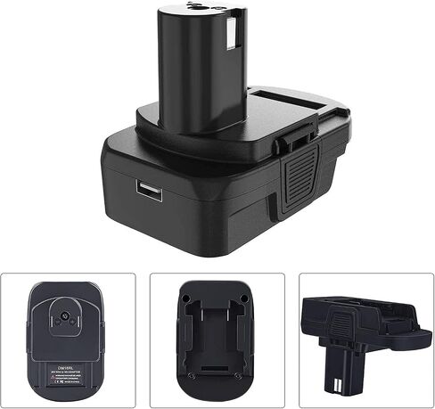 DM18RL Battery Adapter for DeWalt 18V/20V & Milwaukee M18 to Ryobi One+ 18V Tools - Adapter Only (No USB Port) in Kuwait