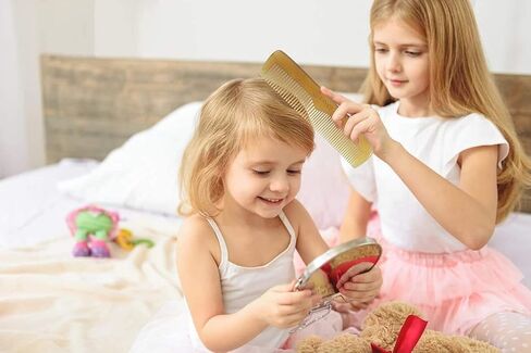 Buffalo Horn Fine Tooth Comb - Anti-Static Hair Comb - Hair Styling Detangling Comb for All Hair Types (Men, Women, Kids) in Saudi Arabia
