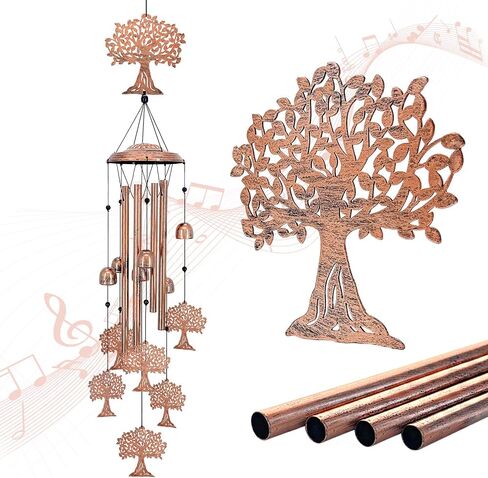 Tree of Life Wind Chimes for Outside,Tree of Life Gifts for Women/Men/Sympathy Gift/Memorial Gifts/Birthday Festival Gifts Metal windchimes Outdoors/Indoors,Patio Decor,Garden Decor,Home,Yard Decor in Saudi Arabia