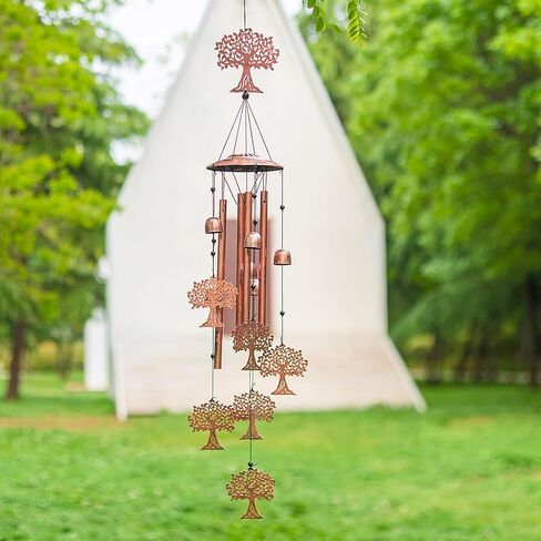Tree of Life Wind Chimes for Outside,Tree of Life Gifts for Women/Men/Sympathy Gift/Memorial Gifts/Birthday Festival Gifts Metal windchimes Outdoors/Indoors,Patio Decor,Garden Decor,Home,Yard Decor in Saudi Arabia