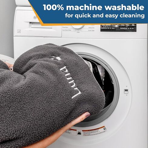 بطانية GoTags للكلاب مخصصة بالاسم، بطانيات صوف مطرزة مخصصة للأريكة والسيارة والسرير والمنزل، بطانية شيربا دافئة وناعمة ومريحة لكلبك أو جرو (كبير) in Kuwait