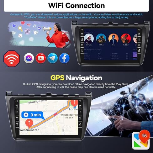 1+32G Android Car Stereo for Mazda 6 Rui Wing 2015-2019 8 inch Touch Screen Multimedia Player GPS Navigation FM RDS Radio Mirror Link for Android/iOS Bluetooth WiFi SWC + Backup Camera&MIC in Saudi Arabia