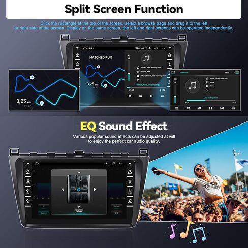 1+32G Android Car Stereo for Mazda 6 Rui Wing 2015-2019 8 inch Touch Screen Multimedia Player GPS Navigation FM RDS Radio Mirror Link for Android/iOS Bluetooth WiFi SWC + Backup Camera&MIC in Saudi Arabia
