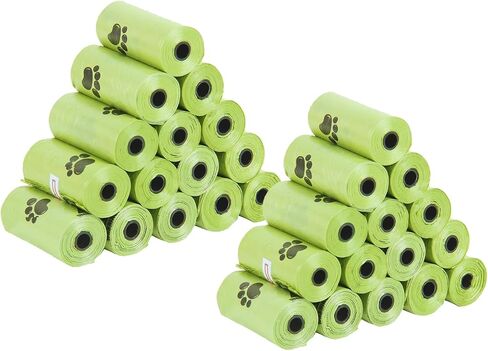 Dog Poop Bags Rolls (450 Count) Scented Dog Poop Bag,Poop Bags for Dogs Extra Strong For Indoor and Outdoor Dog Walking and Traveling Dispose of Poop Bags for Cats and Dog Pets(30 Rolls) in Saudi Arabia