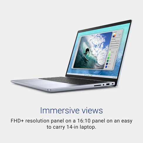 Dell Inspiron 5440 Laptop - 14.0-inch 16:10 FHD+ (1920x1200) Display, Intel Core i5-1334U Processor, 16GB DDR5 RAM, 1TB SSD, Intel Iris Xe Graphics, Windows 11 Pro, Onsite Service - Ice Blue in Saudi Arabia