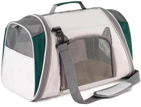 Portable Travel Pet Carrier for Small Pets Up to 16 Lbs, Airline Approved Collapsible Cats and Puppy Soft-Sided Carriers in Saudi Arabia