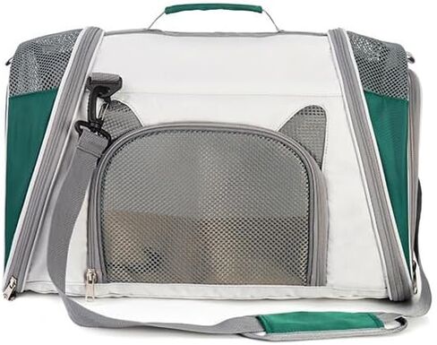 Portable Travel Pet Carrier for Small Pets Up to 16 Lbs, Airline Approved Collapsible Cats and Puppy Soft-Sided Carriers in Saudi Arabia