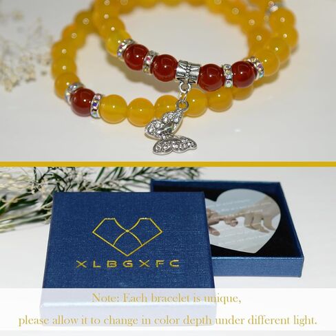 Couples Bracelets, Healing Crystal Bracelet, Butterfly Bracelet, Anxiety Bracelet for Women, Friendship Bracelets, Relationship Bracelets in Saudi Arabia