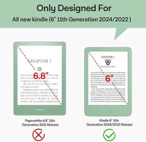 CoBak 3 Pack Anti-Glare Matte Screen Protector for 6" Kindle 2024 and 2022 (11 Generation), Kobo Nia, and PocketBook - High Clarity, Fingerprint Resistance, Anti-Bubble Glass Film in Saudi Arabia