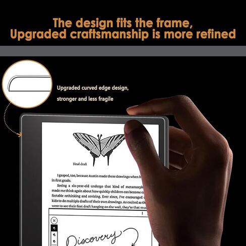 واقي شاشة مكون من عبوتين متوافق مع Kindle Scribe 10.2 بوصة (إصدار 2024/2022)، [وضوح عالي الدقة] [9 صلابة] استبدال الزجاج المقوى لجهاز Kindle Scribe 10.2 بوصة in Kuwait