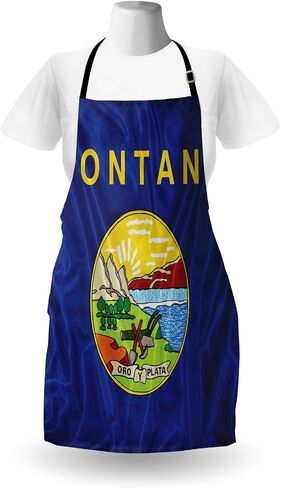 Lunarable Gothic Apron, Girl and Roses Concept Illustration Print, Unisex Kitchen Bib with Adjustable Neck for Cooking Gardening, Adult Size, Black Pink in Kuwait