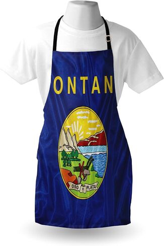 Lunarable Gothic Apron, Girl and Roses Concept Illustration Print, Unisex Kitchen Bib with Adjustable Neck for Cooking Gardening, Adult Size, Black Pink in Kuwait
