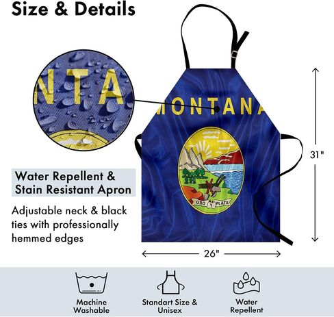 Lunarable Gothic Apron, Girl and Roses Concept Illustration Print, Unisex Kitchen Bib with Adjustable Neck for Cooking Gardening, Adult Size, Black Pink in Kuwait