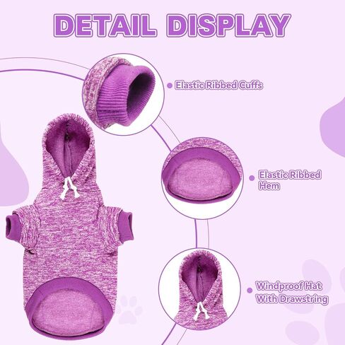 Dog Sweaters for Medium Dogs Dog Hoodie Fleece Dog Sweater Soft Dog Clothes Sweatshirt with Pocket Dog Hoodie for Medium Dogs(Black&M) in Saudi Arabia