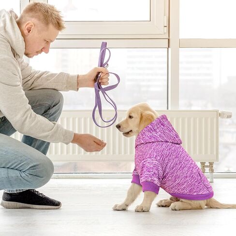 Dog Sweaters for Medium Dogs Dog Hoodie Fleece Dog Sweater Soft Dog Clothes Sweatshirt with Pocket Dog Hoodie for Medium Dogs(Black&M) in Saudi Arabia