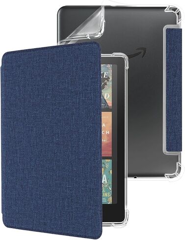 WALNEW Case for 7" Kindle Paperwhite 12th Generation 2024 and Kindle Colorsoft Signature Edition, Clear Soft TPU Back Protective Cover for 2024 Kindle Colorsoft (Black) in Saudi Arabia