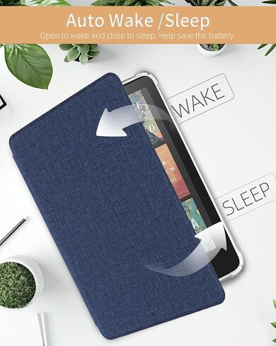 WALNEW Case for 7" Kindle Paperwhite 12th Generation 2024 and Kindle Colorsoft Signature Edition, Clear Soft TPU Back Protective Cover for 2024 Kindle Colorsoft (Black) in Saudi Arabia
