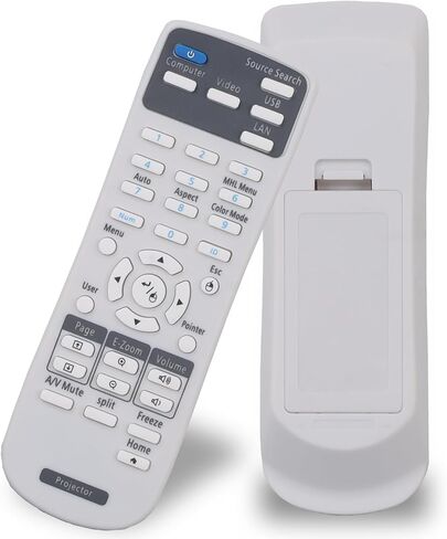 جهاز تحكم عن بعد عالمي لجهاز العرض Epson Powerlite، السينما المنزلية، BrightLink، EX، VS، H، EB-، EH-، EMP، أجهزة العرض المتسلسلة، 1648806 2181788 وحدة تحكم عن بعد in Saudi Arabia