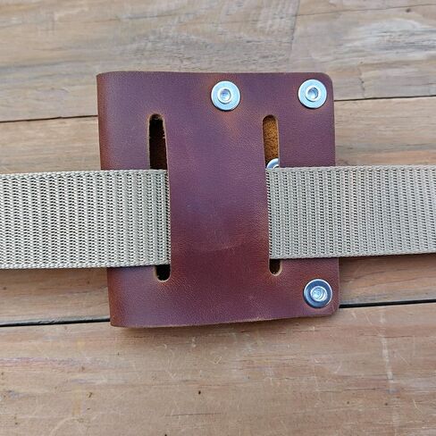 Leather Tool Holster, Leather Axe Belt Loop, Leather Hammer Holder for tool belt, heavy top grain leather axe holster (Black) in Kuwait
