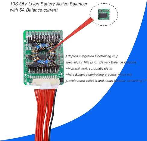 20S 72V Li ion Battery Active Balancer with 5A Balance Current and 84V Equalizer Module for Lithium Battery in Saudi Arabia