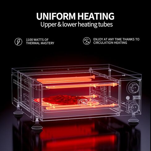 Electric Pizza Oven Indoor Countertop Pizza Oven Commercial Pizza Maker Machine for Home with Timer Stainless Steel Pizza Cooker,Commercial Pizza Maker for Restaurant and Home Use in Saudi Arabia