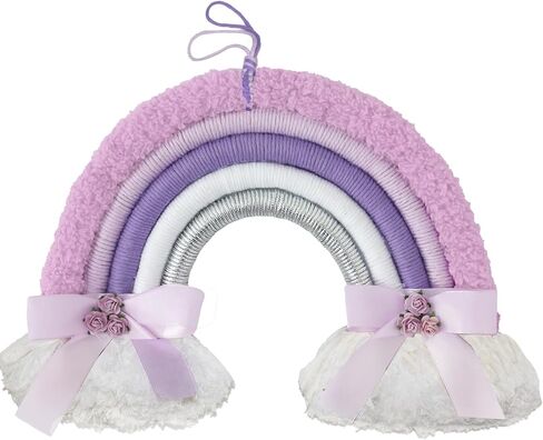 Girls Room Decor Macrame Wall Decor Toddler Room Decor Rainbow Decor Pastel Boho Nursery Decor for Baby Girl Bedroom and Little Girls Room Kids Wall Art Pink Decorations for Rainbow Classroom in Saudi Arabia