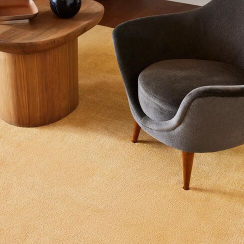 Rugs USA x Arvin Olano Arrel Speckled Wool-Blend Area Rug - 8x10 Area Rug Contemporary Alabaster for Living Room Bedroom Dining Room in Kuwait