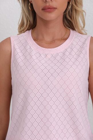 Womens Fashion Tank Tops Crewneck Loose Fit Basic y2k Going Out Clothes Casual Summer Sleeveless Shirts for Women 2024 in Saudi Arabia