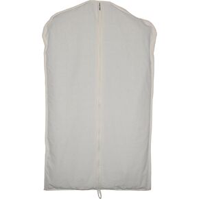 100% cotton canvas garment bags for closet storage and travel suit bags for clothes, coats, jackets, shirts, dresses suit garment cover for hanging clothes storage (24''x40'')