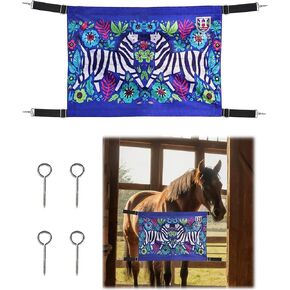Harrison Howard Stall Guard for Horses Adjustable Straps and Sturdy Spring Hooks Included Aisle Guard for Horses, Tribal Vibe