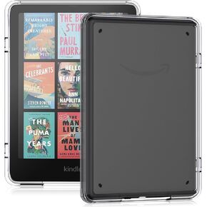 Clear Case for Kindle Paperwhite 12th Gen 2024 (7") & Kindle Colorsoft Signature Edition (7"), Lainergie Ultra Slim Anti-Yellow TPU + Frosted PC Back Scratch-Proof Cover, Not for Sony Nokia, Clear