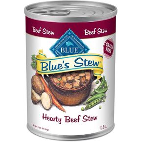 Blue Buffalo Blue's Stew Grain-Free Wet Dog Food, Made with Natural Ingredients, Hearty Beef Stew, 12.5-oz. Cans (12 Count)