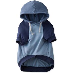 100% Organic Cotton Dog Hoodie Pet Coat for Small, Medium and Large Dogs, Batty Black, X-Small in Kuwait