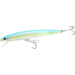 LUCKY CRAFT SW FlashMinnow 130MRS ~Sinking Jerkbait Side by Side Action Lure, Halibut Striper Calico Bass White Seabass Wobbling Surf Fishing Tackle