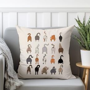 Cat Lovers Pillow Cover Cat Lovers Gift Cat Mom Pillow Cushion Case Home Living Room Decor Christmas Gift Funny Cat Lover Gift Sister Pillow Cover (18x18 inches Without Insert)
