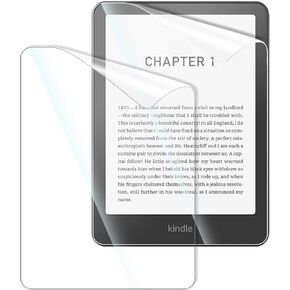 T Tersely 【2 Pack】 Screen Protector for 7" Kindle Paperwhite 12th Gen 2024 or Kindle Paperwhite Signature Edition 7 inch 2024 Released, Premium PET Protective Film Full-Coverage