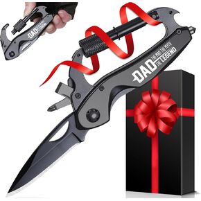 Stocking Stuffers for Men - Gifts for Men, Christmas Keychain Multitool Gifts - Mens Stocking Stuffers, Men Gifts for Christmas - Birthday Gifts for Men, Dad, Husband, Gadgets for Camping Hiking