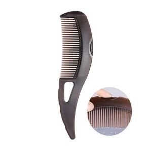 Dandruff Comb Self-cleaning, Scalp Care Massage Energy Comb, Plastic Wide Hollow Tooth Button Comb for Scalp Exfoliation with Gua Sha Handle for Healthier Scalp and Hair Growth for Women Men Kids