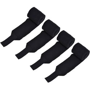 4Pcs Horse Leg Warp, Polyester Self Adhesive Breathable Wear Resistant Animal Leg Bandage for Cows Horses