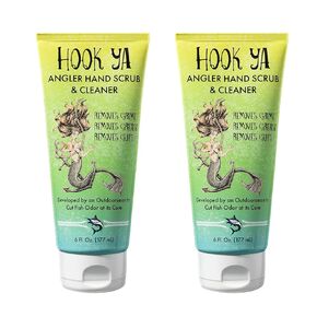 Hook Ya Angler Fishy Hands Deodorizer -Gifts for Men - Gifts for Fisherman- Cleaner & Degreaser 6oz- 2 Pack 12oz Total