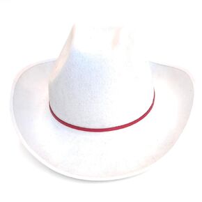 Festive Red Buckskin Leather Hat Band with Golden Bolo Slide One Size Fits Western Straw Fedora Hats Minimalist Narrow Hatband