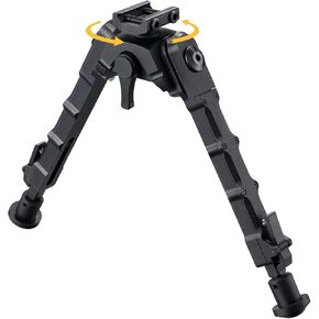 CVLIFE Bipod Tactical Rifle Bipod Picatinny Bipod for Rifles Bipod for Picatinny 360 Degrees Swivel Tilt Foldable Bipod for Hunting and Shooting