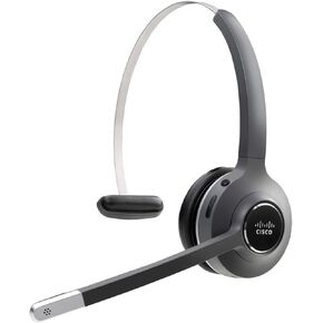 CISCO Headset 561, Wireless Single On- Ear DECT Headset with Multi-Source Base for US & Canada, Charcoal, 1-Year Limited Liability Warranty (CP-HS-WL-561-M-US=)