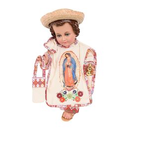 A&C Quinceañeras and More Baby Jesus Outfit Juan Diego Ropon para Nino Dios con accesorios Juan Diego 2021 (40 CM)