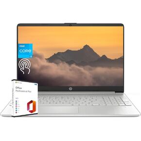 HP 2024 Newest Laptop for Business and Student, 15.6" HD Touchscreen, Intel 6-Core i3-1215U Processor, 16GB RAM, 512GB SSD, lntel UHD Graphics, Windows 11 Home, with Microsoft Office Lifetime License