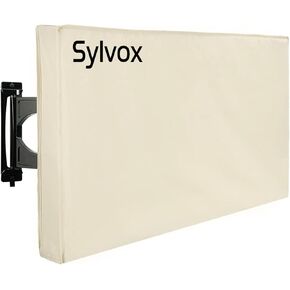SYLVOX Outdoor TV Cover 50-55 Inch Weatherproof TV Screen Protector, Waterproof, Dustproof, Sunscreen, Fit Any Outdoor Smart TV Set