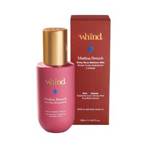Medina Drench Dewy Rose Moisture Mist – Lightweight Hydrating Spray with Hyaluronic Acid, Glycerin & Aloe Vera for up to 72 Hours of Moisture with an Irresistible Rose Scent – 150ml