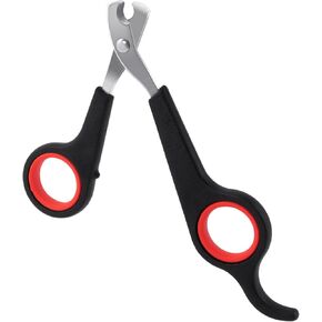Quacc Professional Cat Nail Clipper Non-Slip Big Handles Claw Trimmer Safe Sharp Stainless Steel Scissor Small Pet Animal Grooming Clipper for Small Dogs, Puppies, Rabbits, Birds