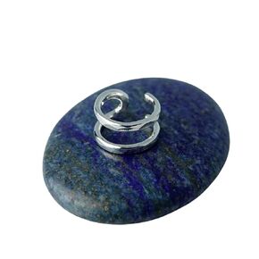 Sterling Silver Double Ear Cuff